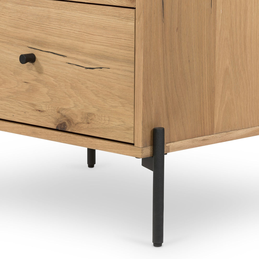 EATON LIGHT OAK & RESIN NIGHTSTAND