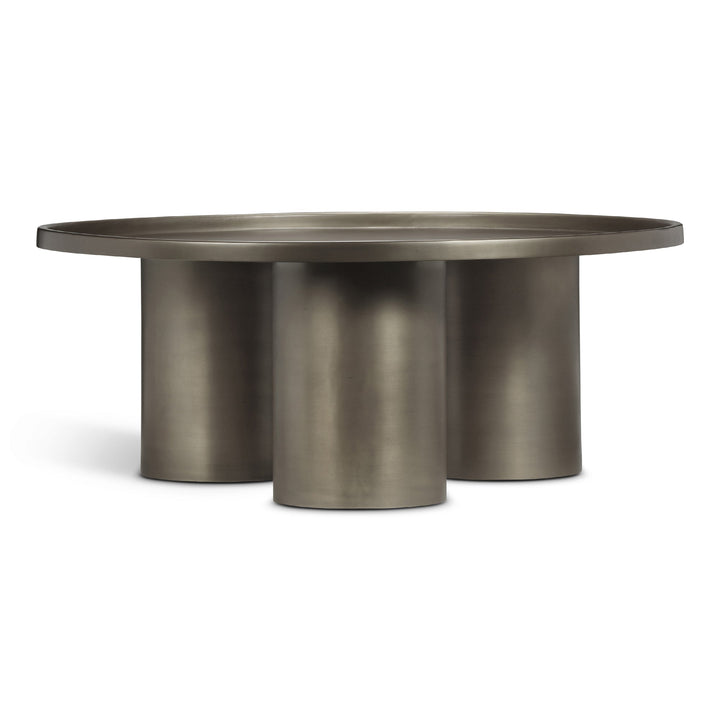 ECLAT SOFIA INDUSTRIAL ROUND TOP COFFEE TABLE