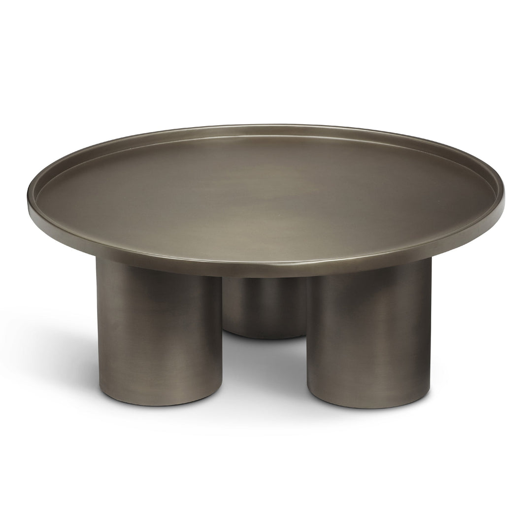 ECLAT SOFIA INDUSTRIAL ROUND TOP COFFEE TABLE