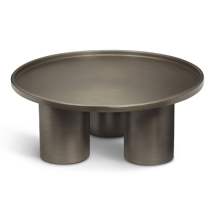 ECLAT SOFIA INDUSTRIAL ROUND TOP COFFEE TABLE