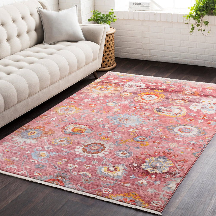 EDEN RUG: PINK ROSE