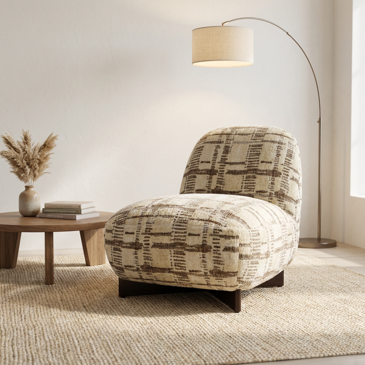 JAVA TOAST CHENILLE ACCENT CHAIR