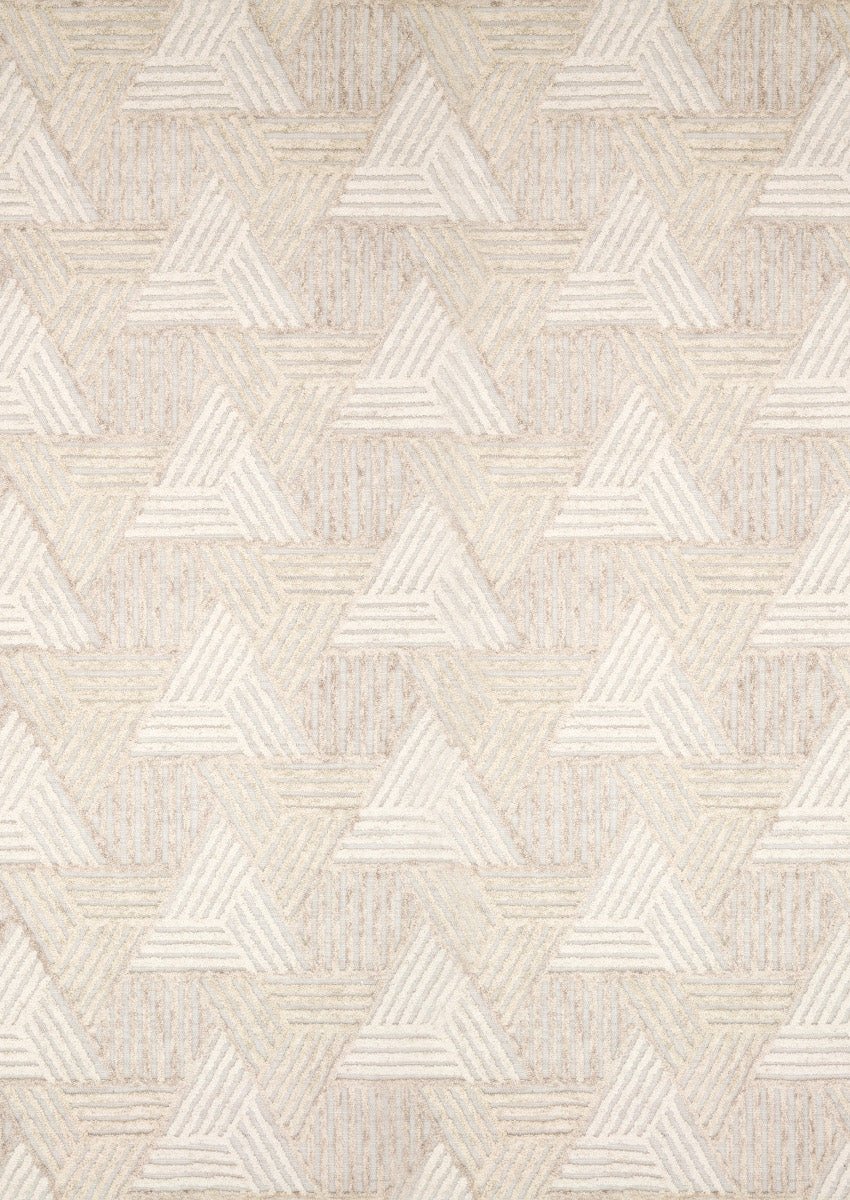 EHREN 04 TEXTURED WOOL RUG: IVORY, OATMEAL