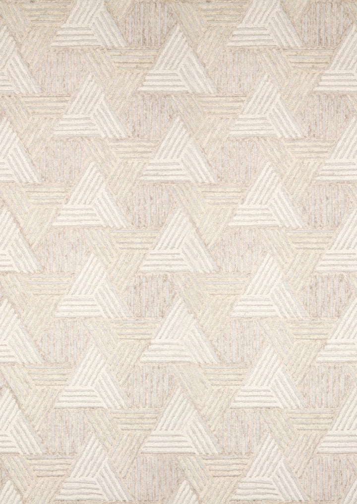 EHREN 04 TEXTURED WOOL RUG: IVORY, OATMEAL