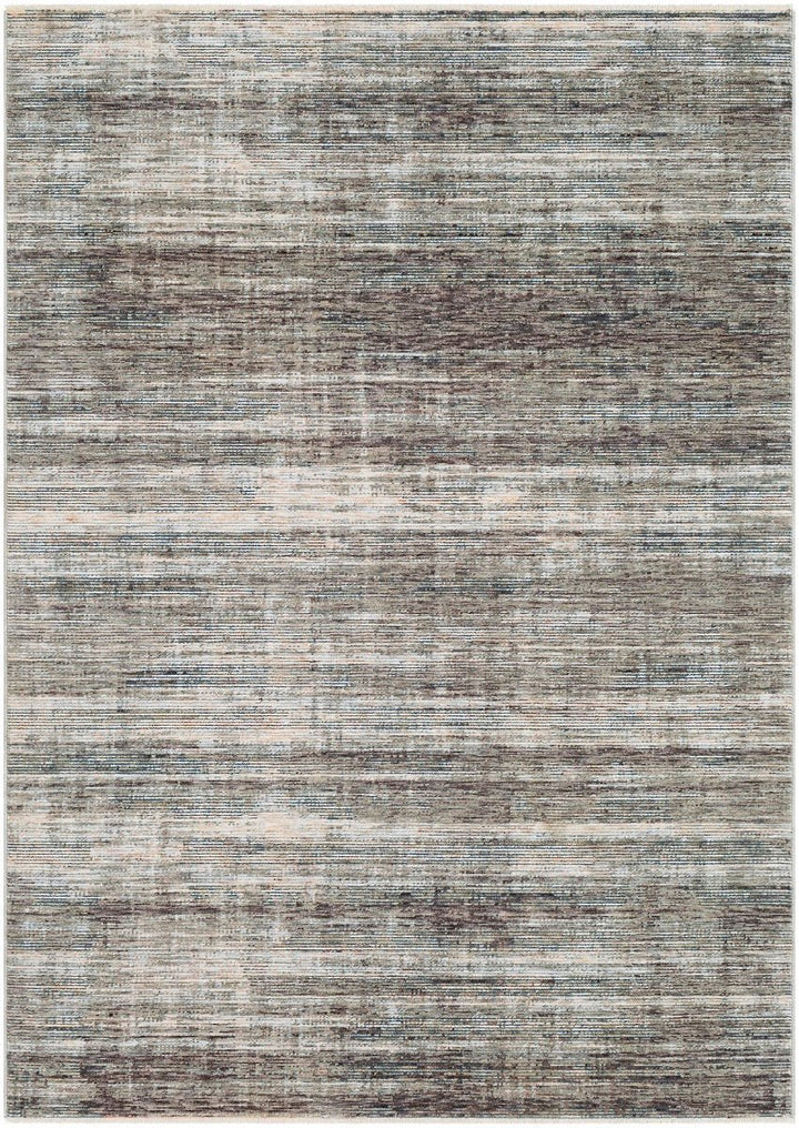 ELIA RUG: CHARCOAL, OLIVE MULTI