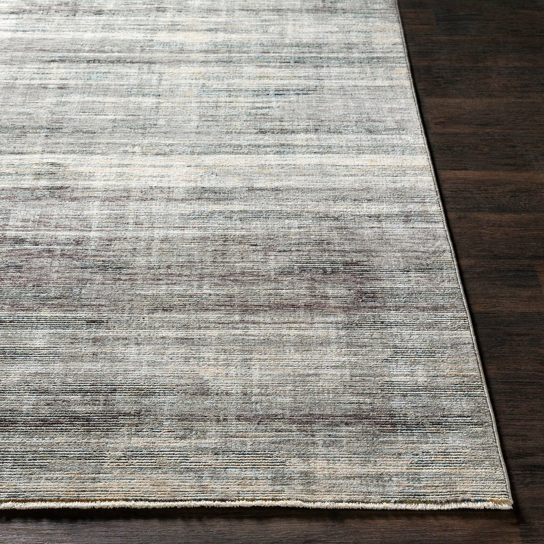 ELIA RUG: CHARCOAL, OLIVE MULTI