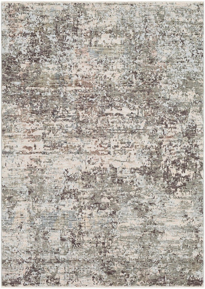 ELIN RUG: CHARCOAL, OLIVE MULTI