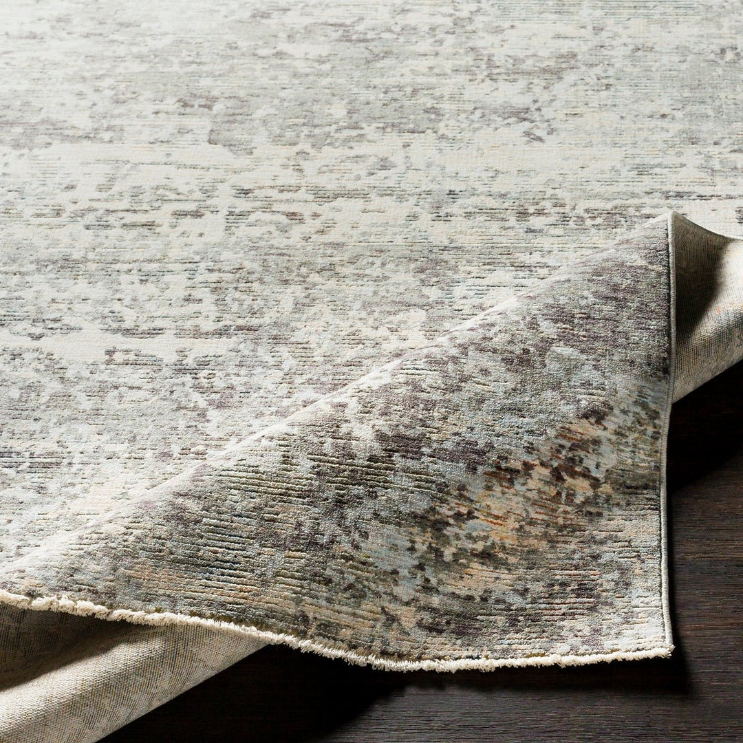 ELIN RUG: CHARCOAL, OLIVE MULTI