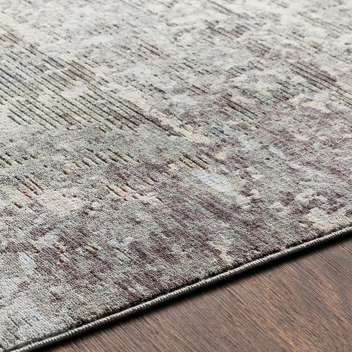 ELIN RUG: CHARCOAL, OLIVE MULTI