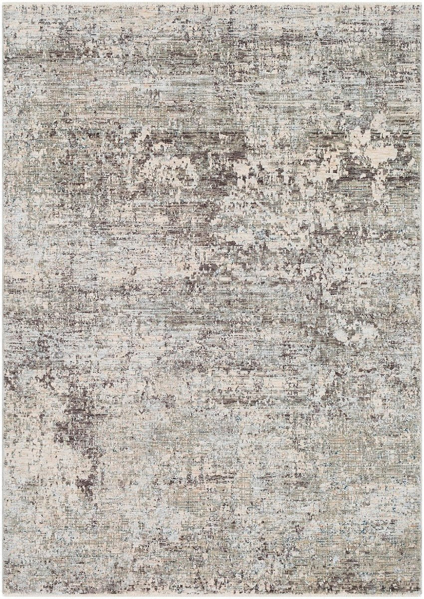 ELIN RUG: SILVER, STONE MULTI