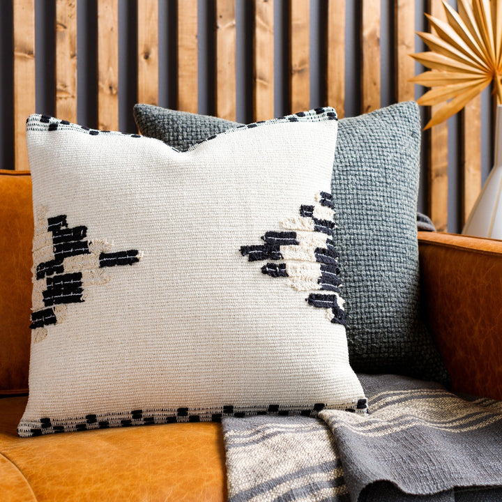 ELSA PILLOW: CREAM, BLACK