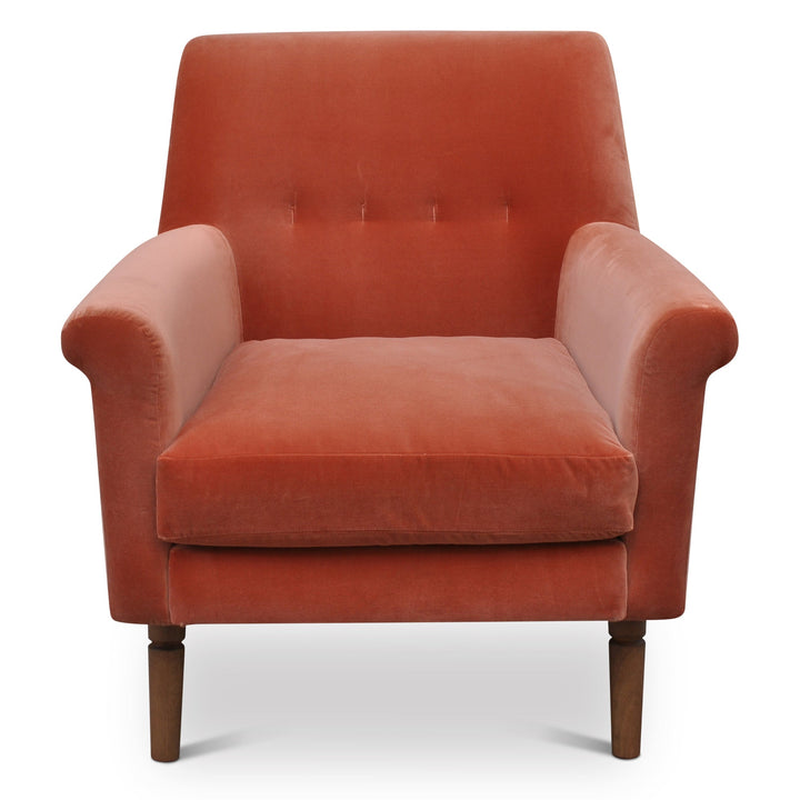 EMELIA VELVET LOUNGE CHAIR