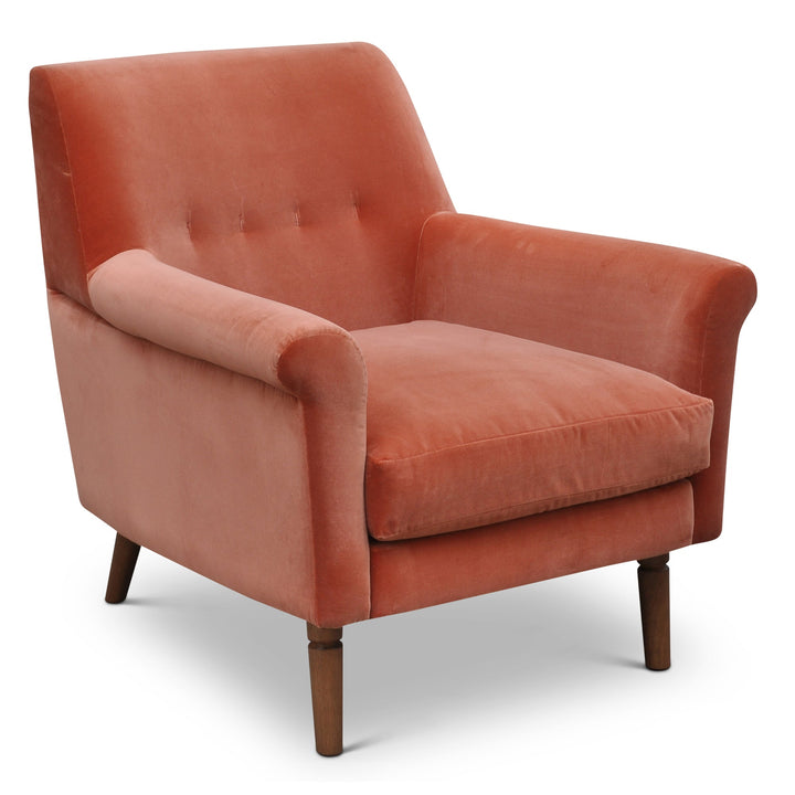 EMELIA VELVET LOUNGE CHAIR