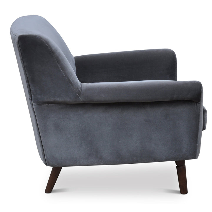 EMELIA VELVET LOUNGE CHAIR