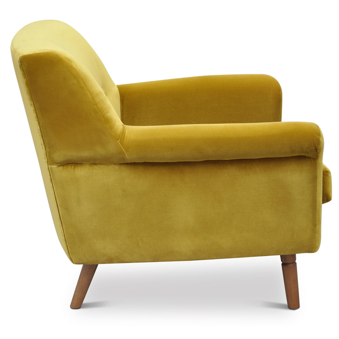 EMELIA VELVET LOUNGE CHAIR