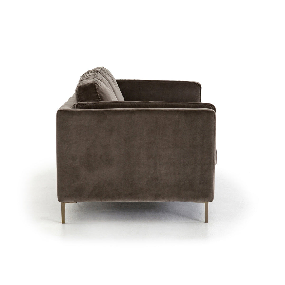 EMERY SOFA: BIRCH - GREY VELVET