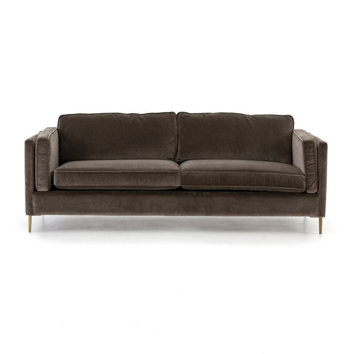 EMERY SOFA: BIRCH - GREY VELVET