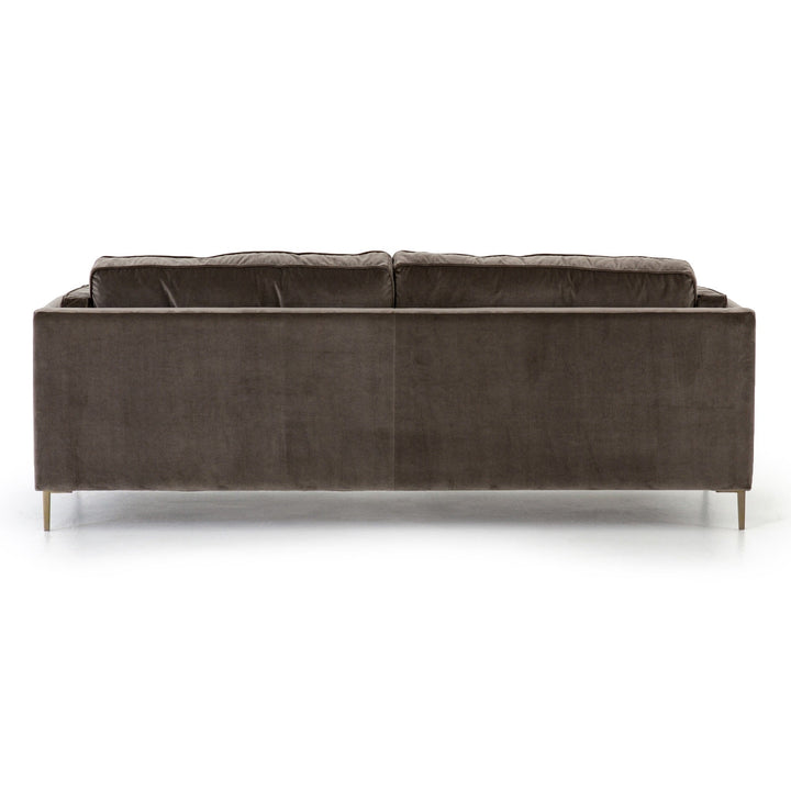 EMERY SOFA: BIRCH - GREY VELVET