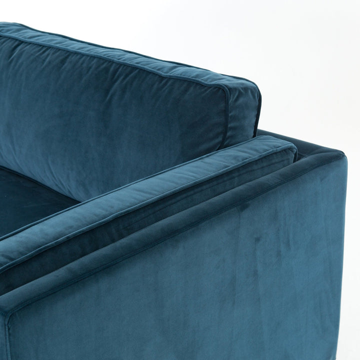 EMERY SOFA: SAPPHIRE BAY VELVET