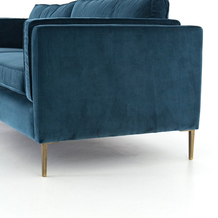 EMERY SOFA: SAPPHIRE BAY VELVET