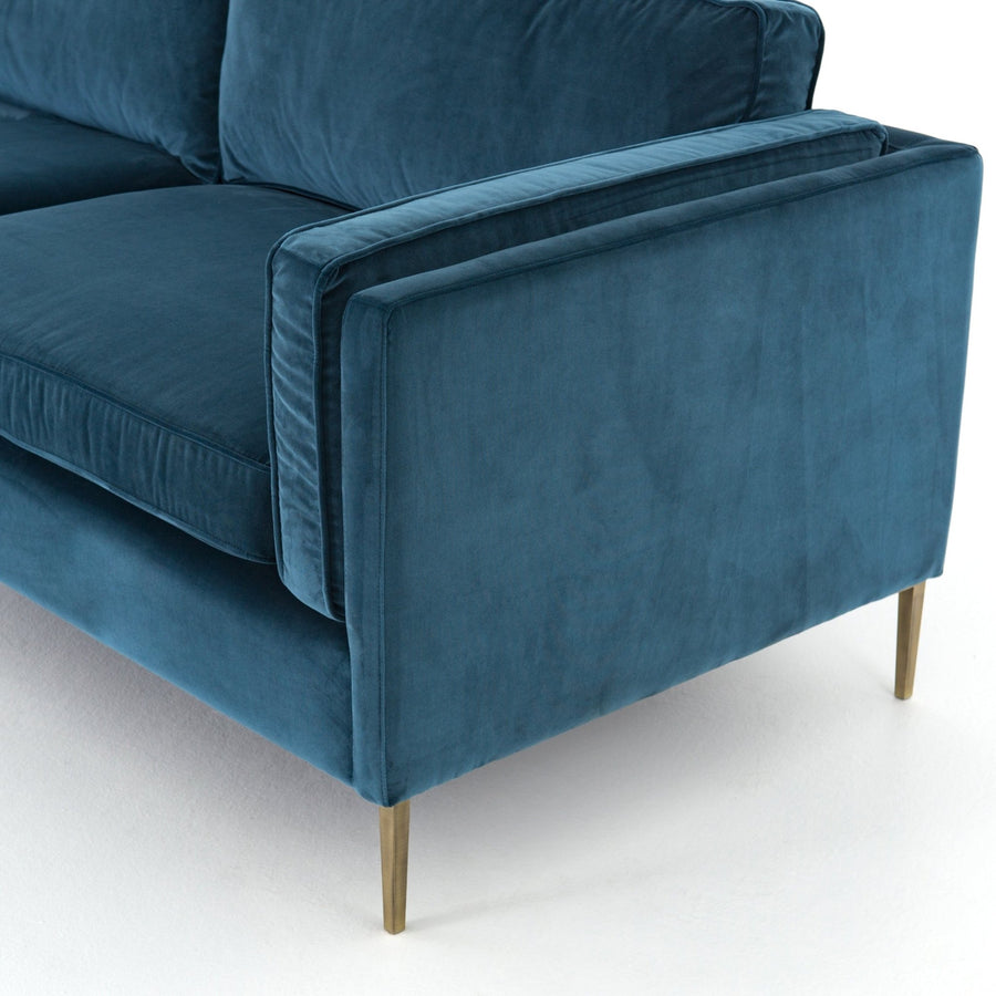 EMERY SOFA: SAPPHIRE BAY VELVET