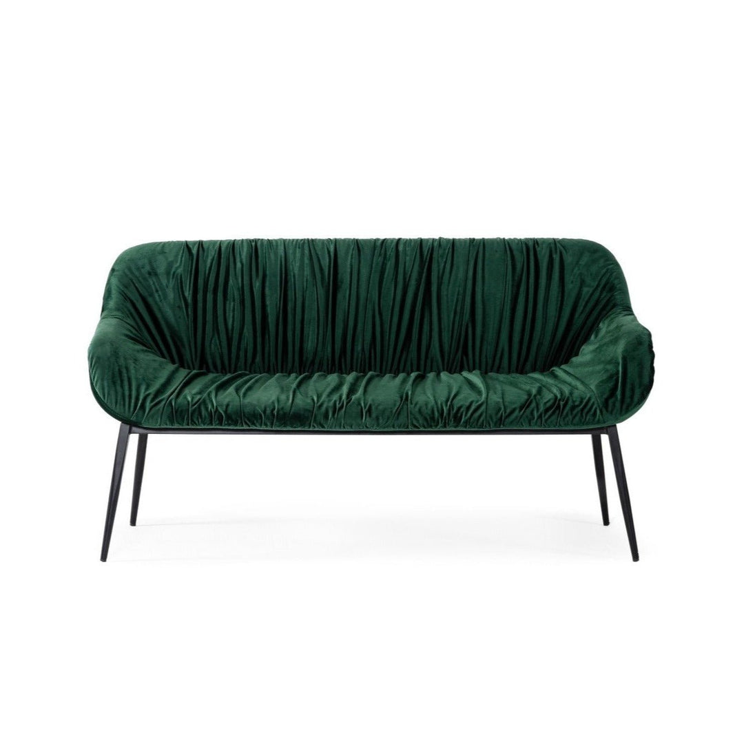 EMILE GREEN VELVET SETTEE