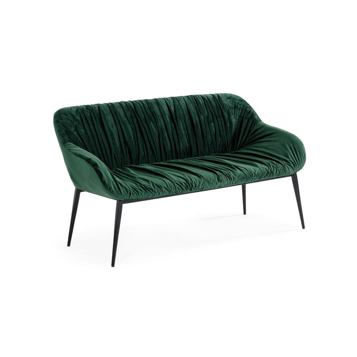 EMILE GREEN VELVET SETTEE