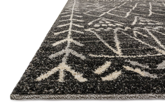 EMORY 09 RUG: BLACK, IVORY