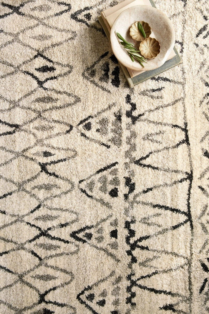 EMORY 09 RUG: CREAM, ASH, BLACK