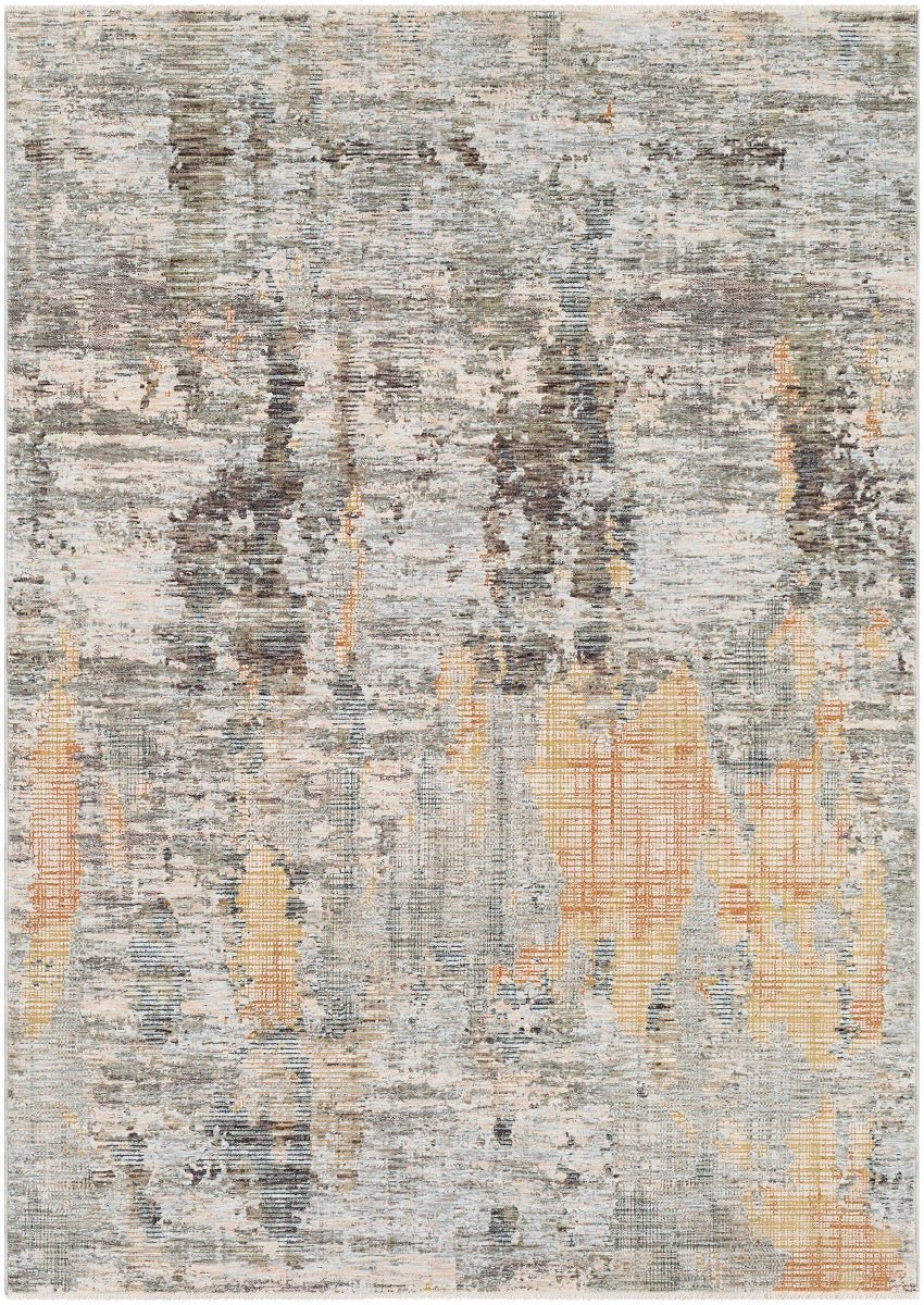 EMRYS RUG: ICE, OLIVE MULTI