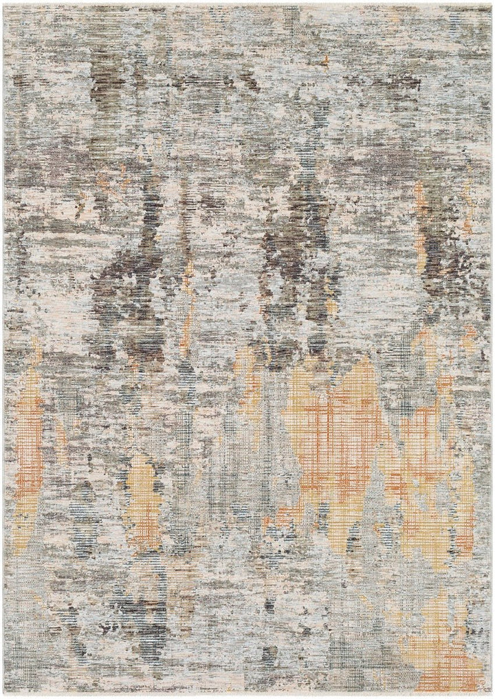 EMRYS RUG: ICE, OLIVE MULTI