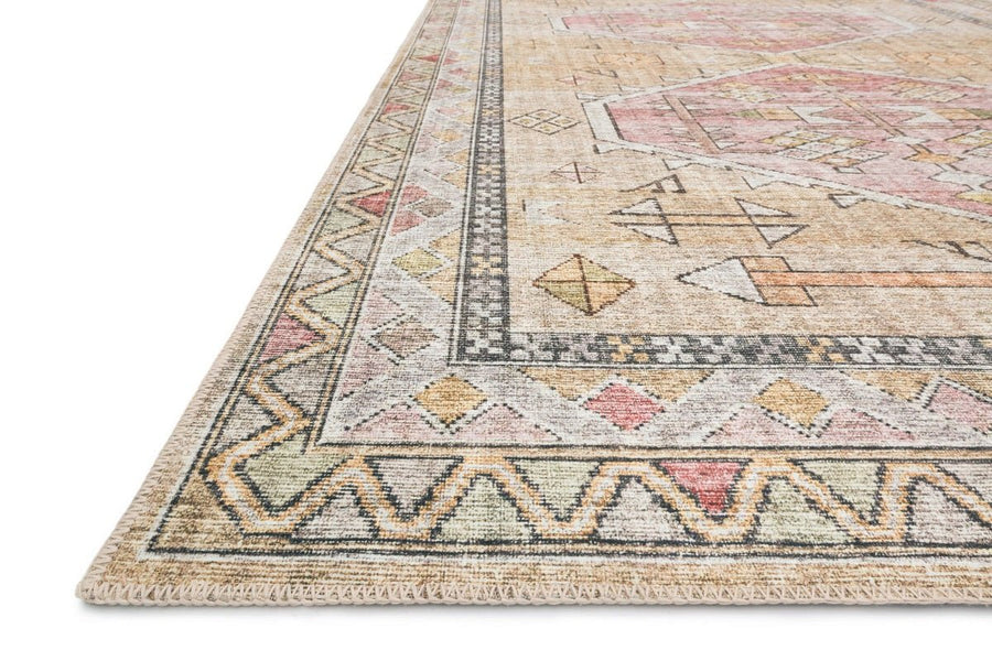 ENID VINTAGE PRINT RUG: GOLD, BLUSH