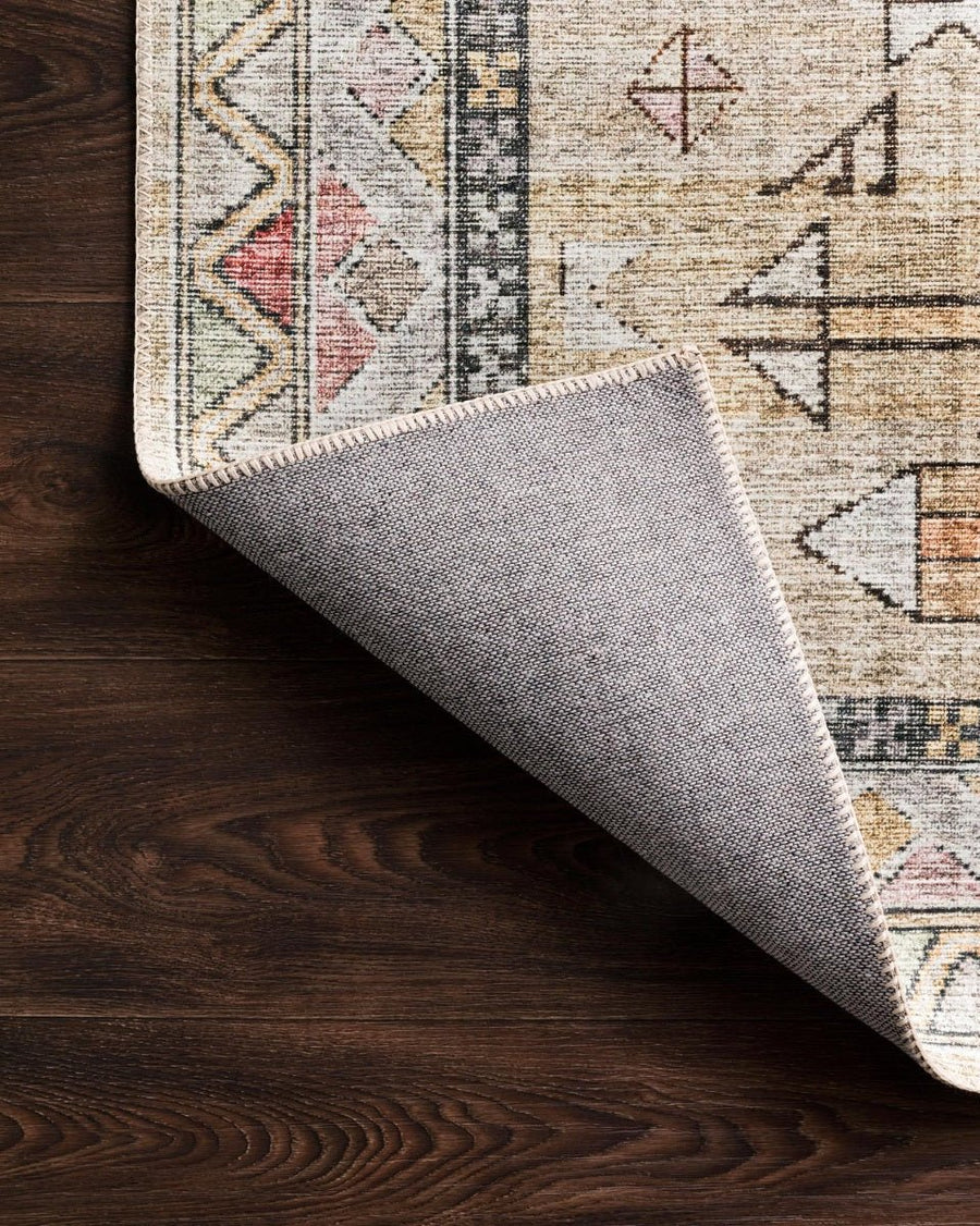 ENID VINTAGE PRINT RUG: GOLD, BLUSH