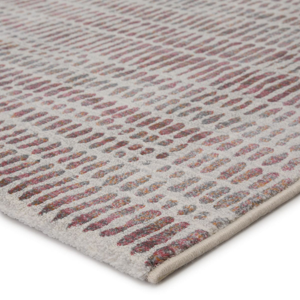 ESCAPE RUG: ASH, RASPBERRY WINE