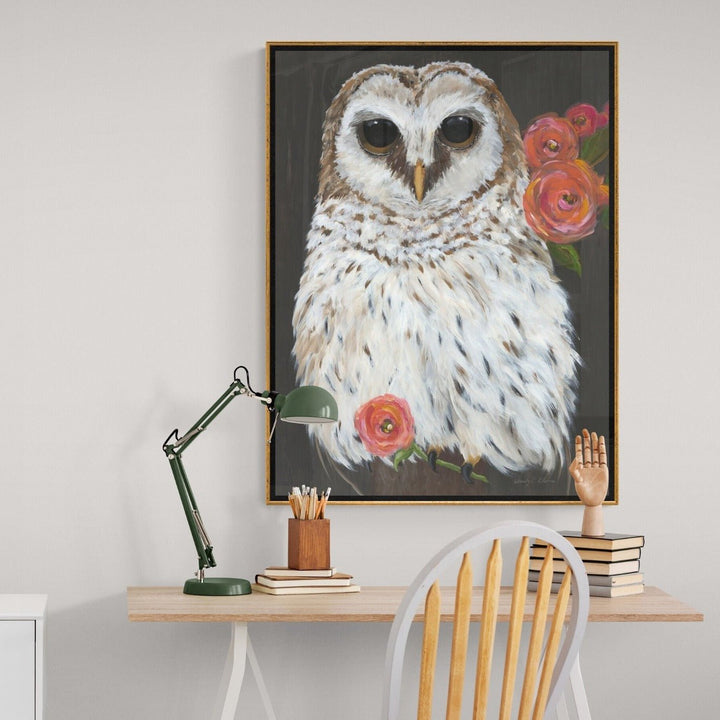 "ESTHER THE OWL" CANVAS ART