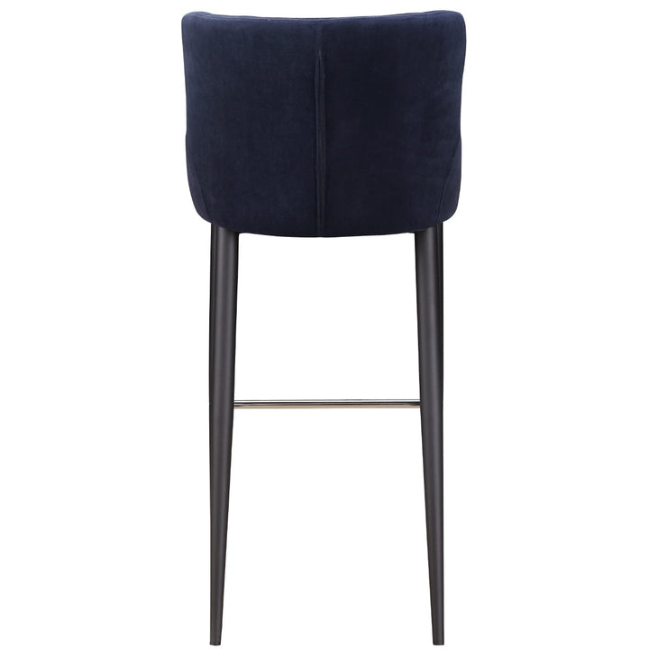 ETTA BAR STOOL: DARK BLUE