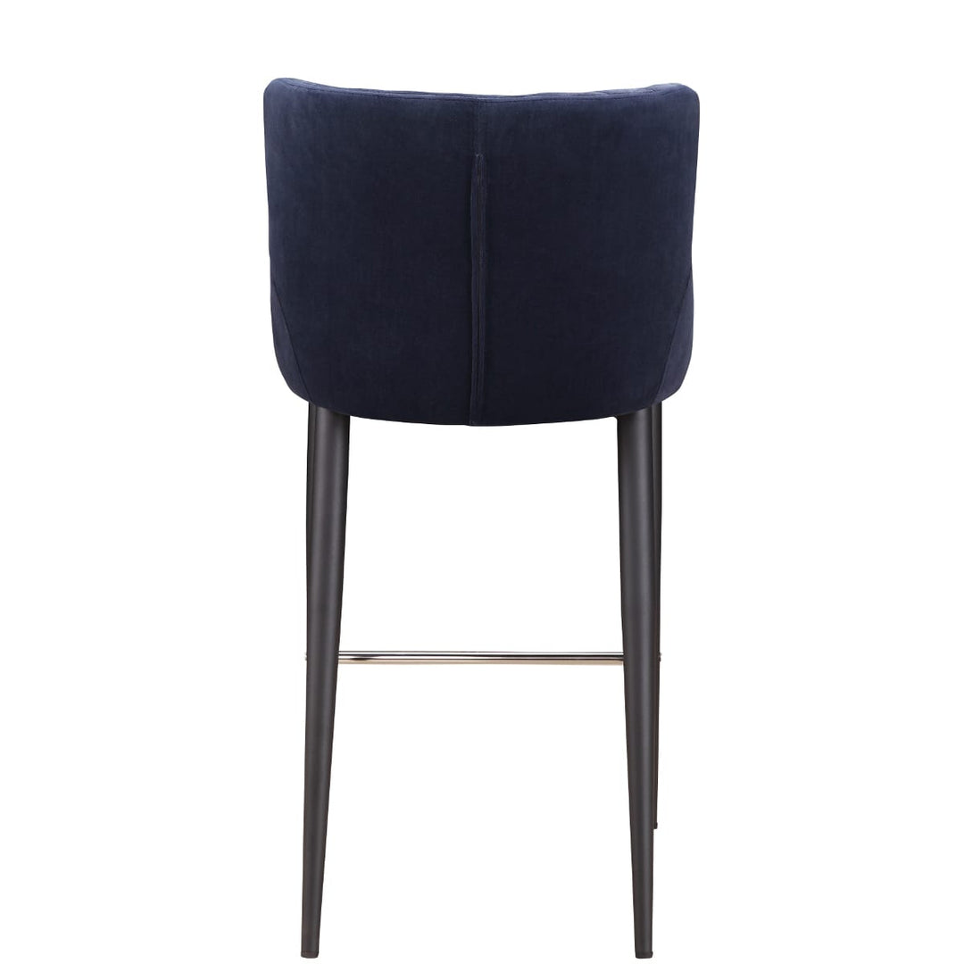 ETTA COUNTER STOOL: DARK BLUE