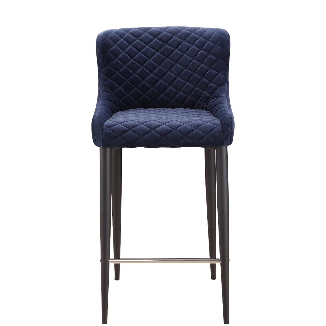 ETTA COUNTER STOOL: DARK BLUE