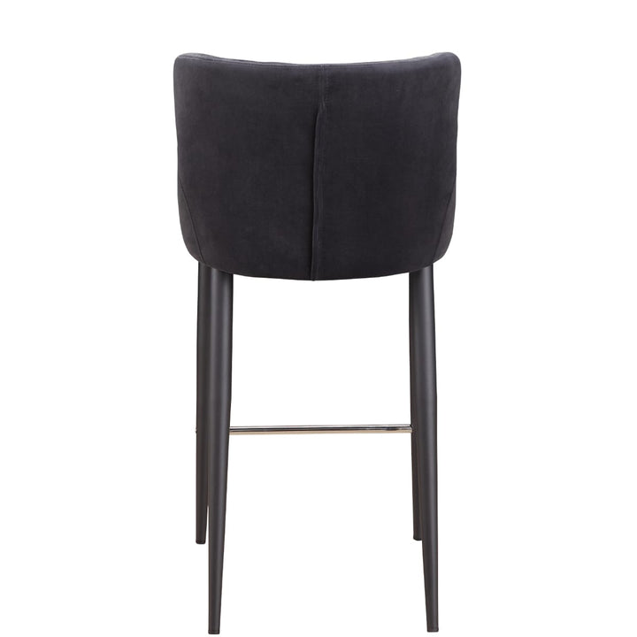 ETTA COUNTER STOOL: DARK GREY