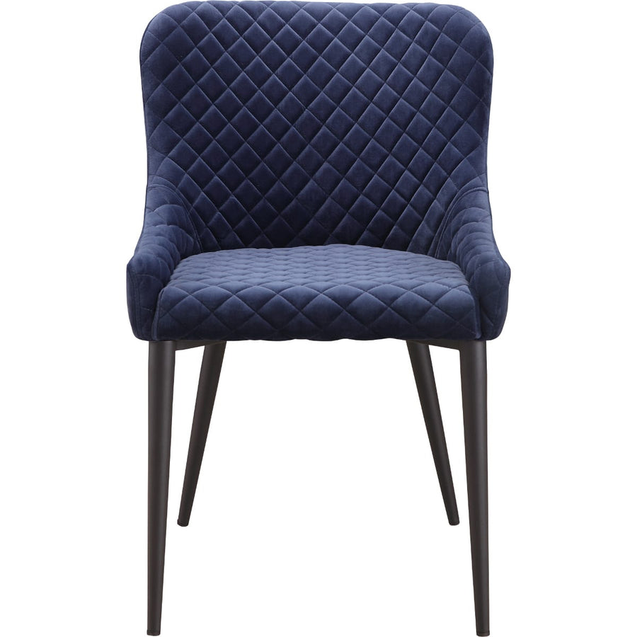 ETTA DINING CHAIR: DARK BLUE