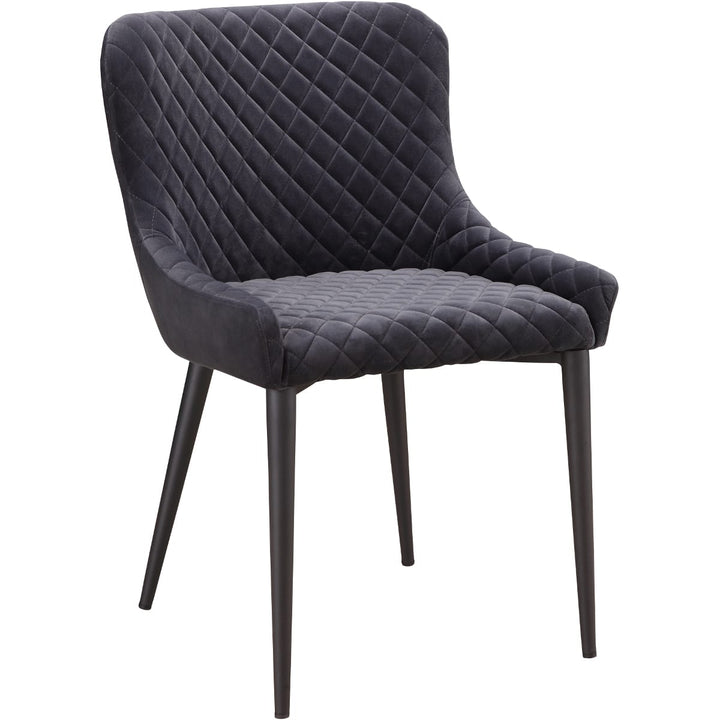 ETTA DINING CHAIR: DARK GREY