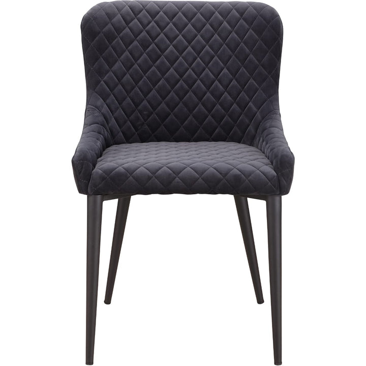 ETTA DINING CHAIR: DARK GREY