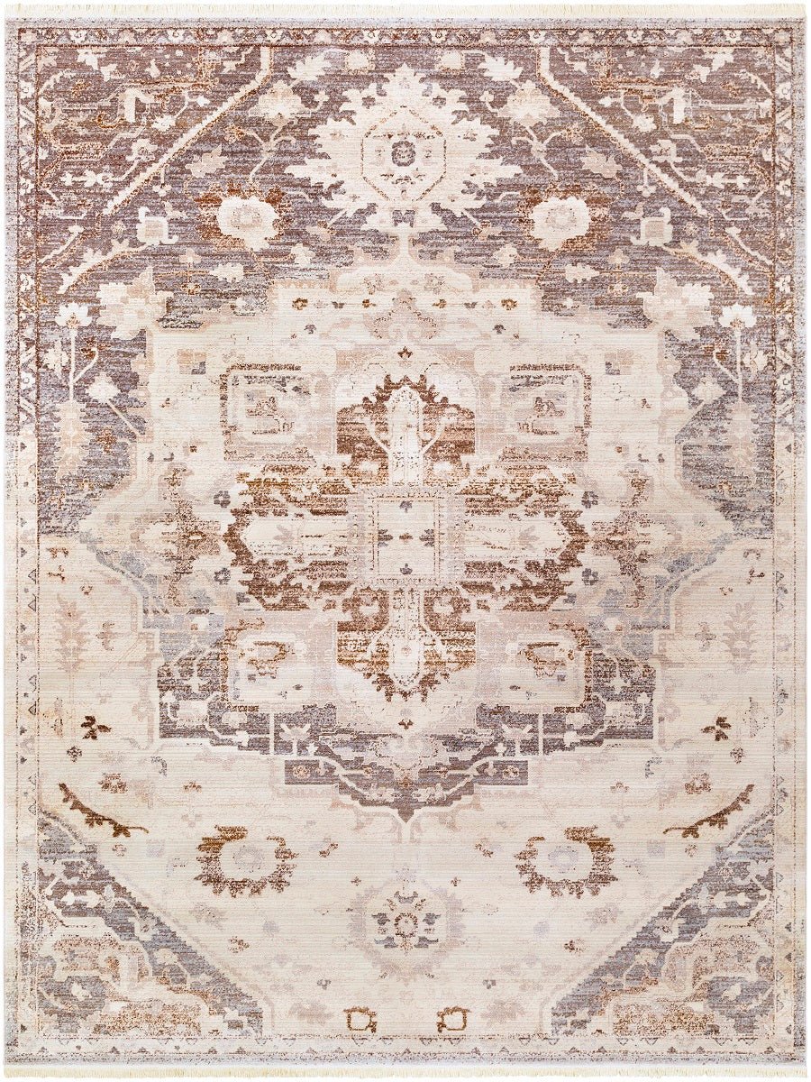 ETTA RUG: TAUPE, GREY