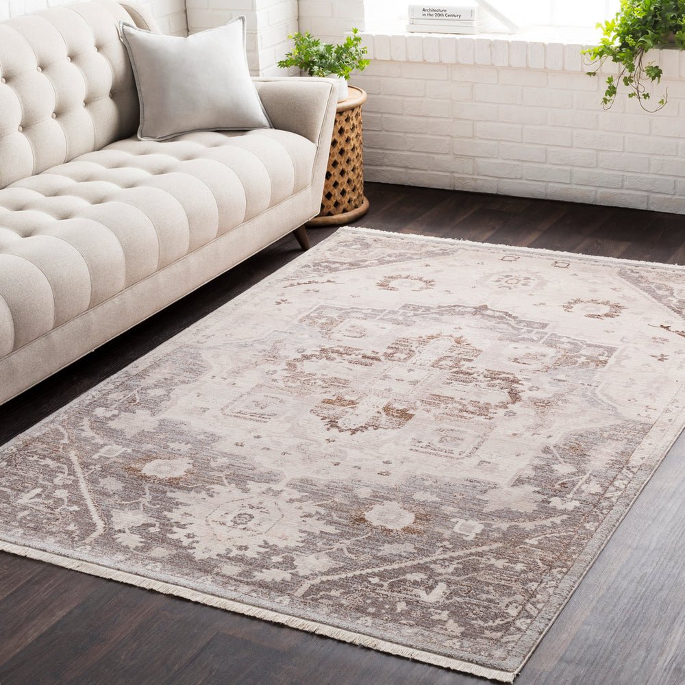 ETTA RUG: TAUPE, GREY