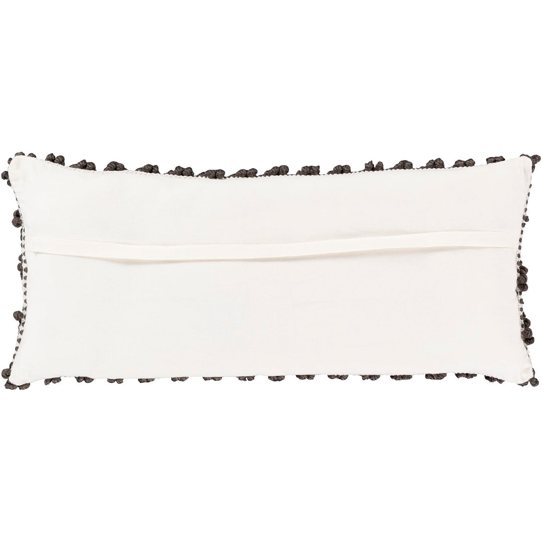 EVAN LUMBAR PILLOW: CHARCOAL