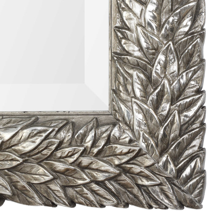 EVE BURNISHED SILVER LEAF MIRROR