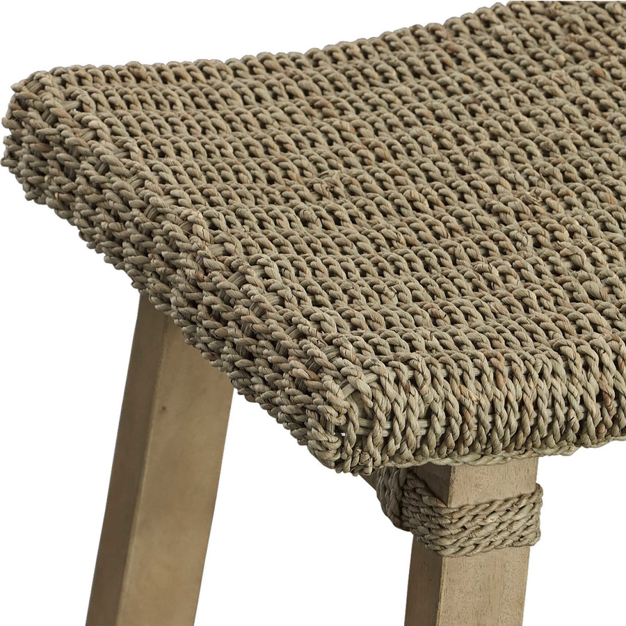 EVERGLADE WOVEN SEAGRASS COUNTER STOOL