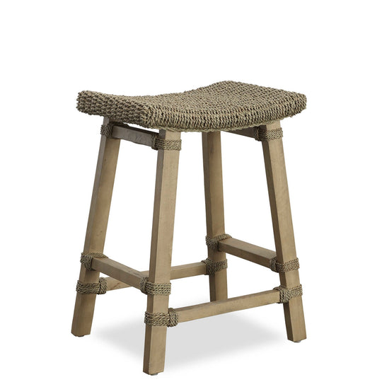 EVERGLADE WOVEN SEAGRASS COUNTER STOOL