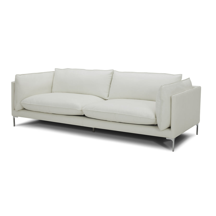 FALCO WHITE LEATHER SOFA