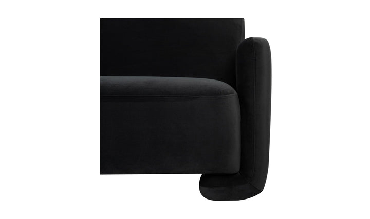 FALLON 98" SOFA: SHADOW GREY VELVET